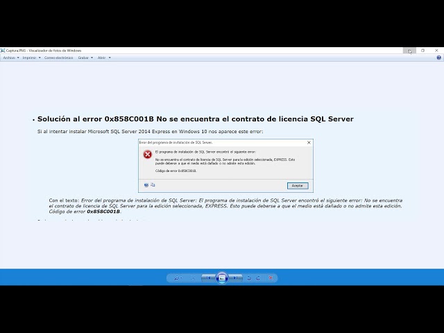 Solución a Error de Idioma y otros Errores de SQL Server (Actualización)