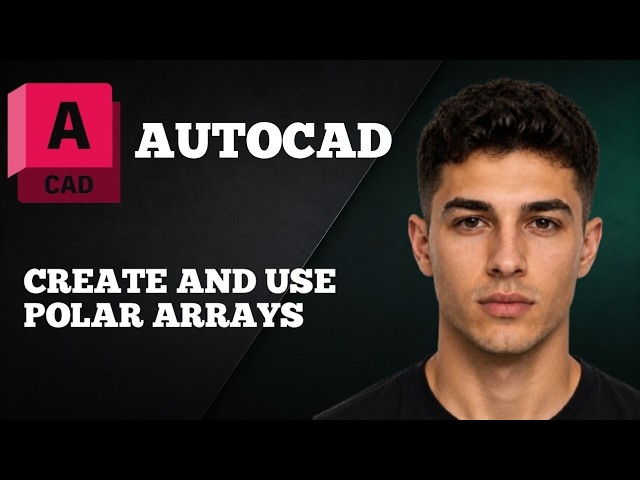 AutoCAD: How to Create and Use Polar Arrays (Circular Pattern Tutorial)