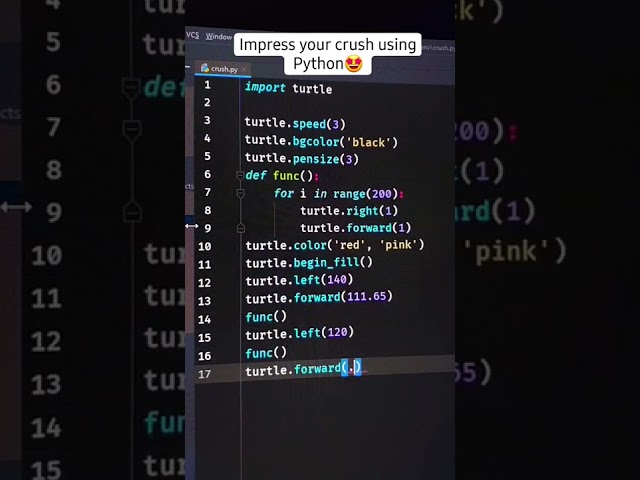 Impress your crush using Python Code ❤️