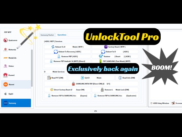 UnlockTool Pro V1.2.6 Full version | The best tools for repairing and flashing your Android device
