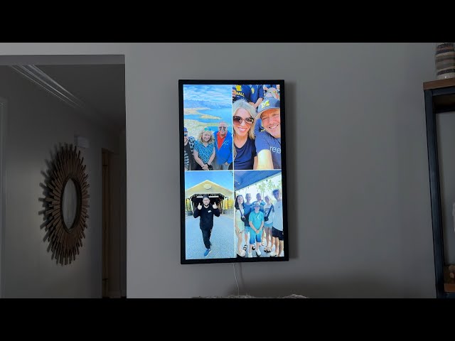 32 Inch Large Digital Picture Frame, Touchscreen 64GB 1920x1080 FHD WiFi Photo Frame