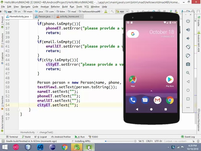 Android Bangla Tutorial-2: Field validation and other resources(beginners to advance)