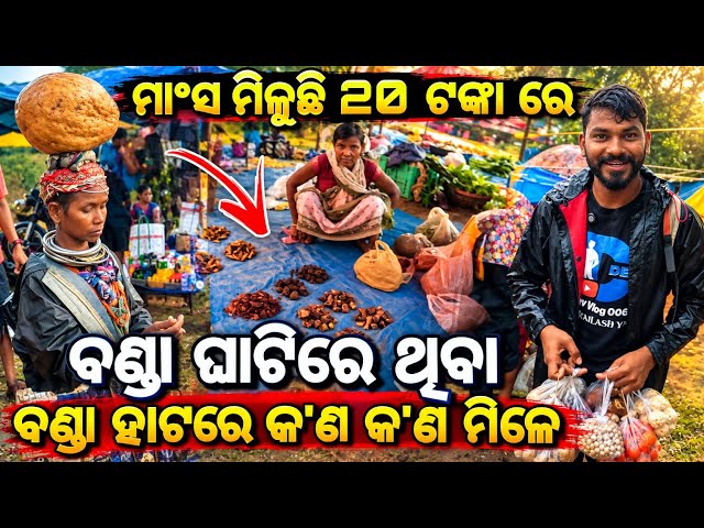 Day_295 // ବଣ୍ଡା ଜନଜାତିର ହାଟ ରେ କଣ କଣ ମିଳୁଛି // Bonda Tribel Market Malkangiri // @devvlog006 