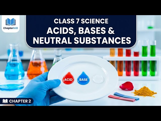 Class 7 Science Chapter 2 |  Acids, Bases and Neutrals  | Curiosity Textbook  (Part 1)