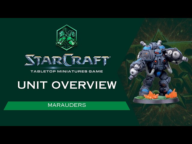 Starcraft TMG Marauder Guide - Basic Unit Overview