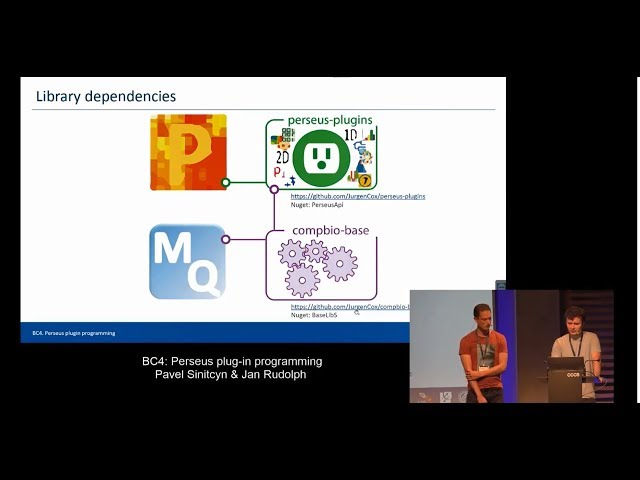 MQSS 2018 | BC4: Perseus plug-in programming | Pavel Sinitcyn & Jan Rudolph