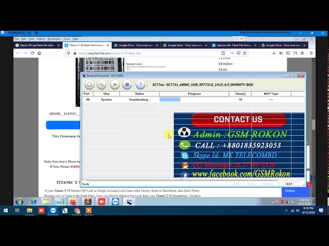 How To Flash Titanic T70 Hang Logo Fix Using SPD Flash Tool