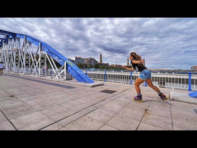 Patinando por Zaragoza