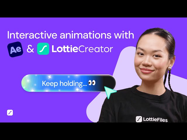 Interactive animation tutorial with After Effects & Lottie Creator