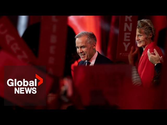 Carney addresses Liberal convention on final day