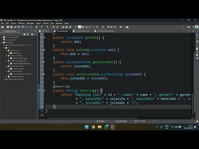 DAO Implementation (Add)