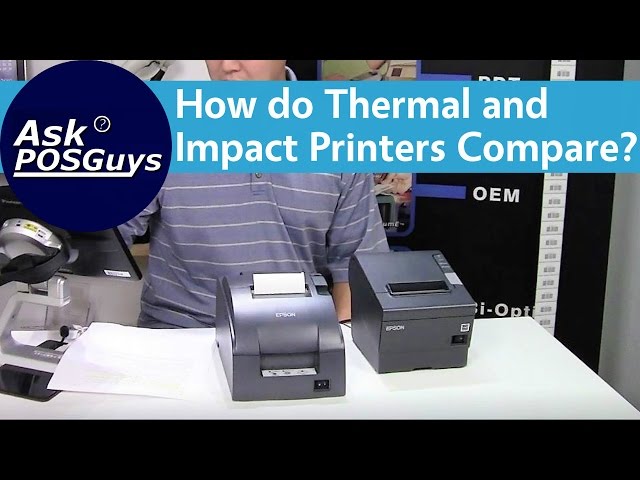 Ask POSGuys: How do Impact and Thermal Receipt Printers Compare? (U220 vs T88V)