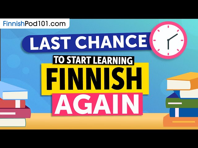 Last Chance! Free 100-Page Finnish PDF Lesson Pack Giveaway