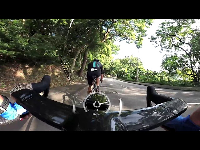 Speedy Taipo road descent with Chris Liu