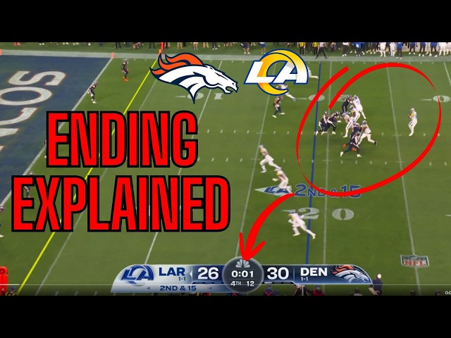 The Broncos vs Rams ENDING Was Actually WILD... | FULL ENDING EXPLAINED |