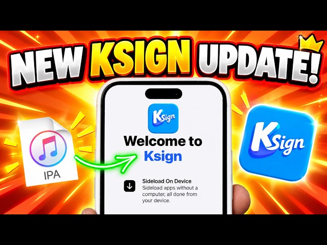 NEW KSign Method! Install IPA Files on iPhone & iPad Directly | No PC Needed