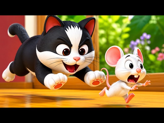 Meow Meow Billi Karti Meow 🐱 | Cat Cartoon Song | Billi Wala Cartoon | Hindi Nursery Rhyme