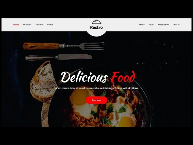 (Part 3) how to create Restaurant website with HTML and CSS
