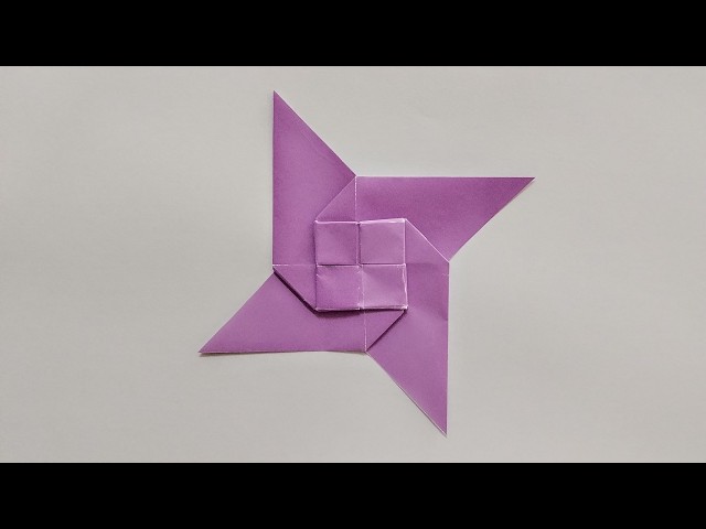 How To Make Shuriken Easy | Origami Shuriken Paper | Origami Tutorial