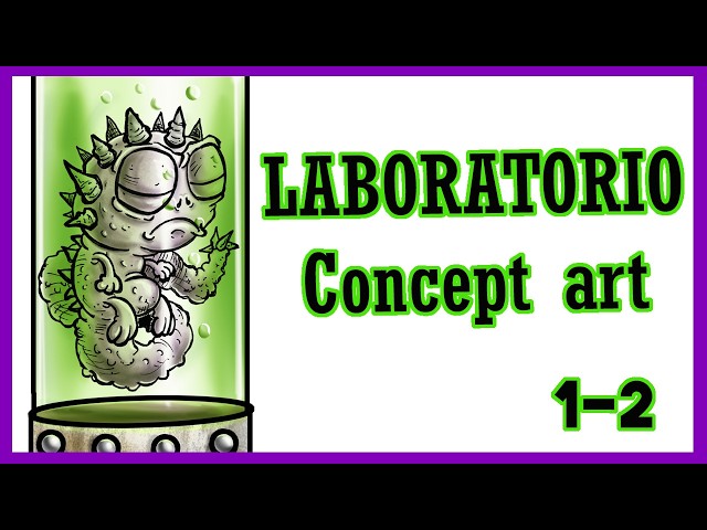🧪👽 Designing a Sci-Fi LABORATORY from Scratch | CONCEPT ART