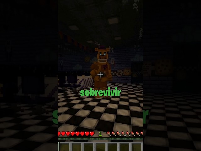 👉This FNAF map in Minecraft is PURE TERROR 😱 #minecraft #fnaf #fredbear #mapa #mods #minecraftpe