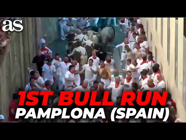 San Fermin's EXPLOSIVE FIRST BULL RUN of 2026: the world's MOST DANGEROUS TRADITION