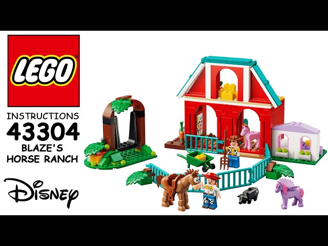 How to build LEGO Disney 43304 - Blaze's Horse Ranch (Step-by-Step Tutorial)