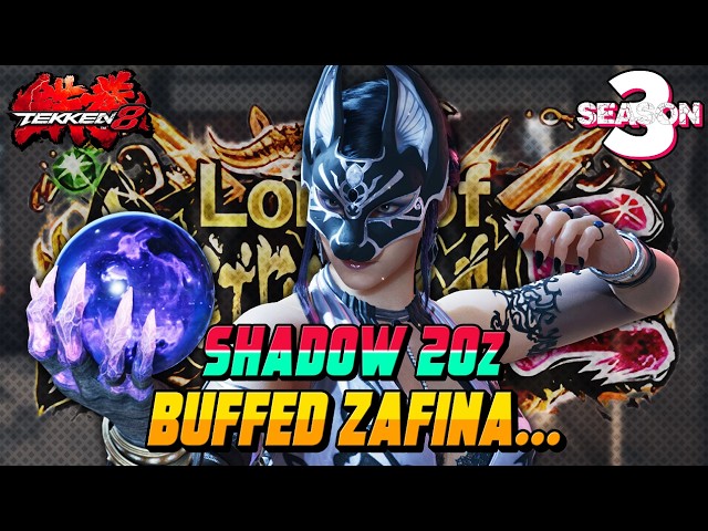 Tekken 8 S3 – SHADOW 20z Dominates With BUFF Zafina In Ranked!