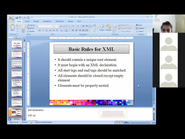 Basic Rules for XML, XML Anatomy (Structure) and XML Declaration Syntax, Components of XML Document