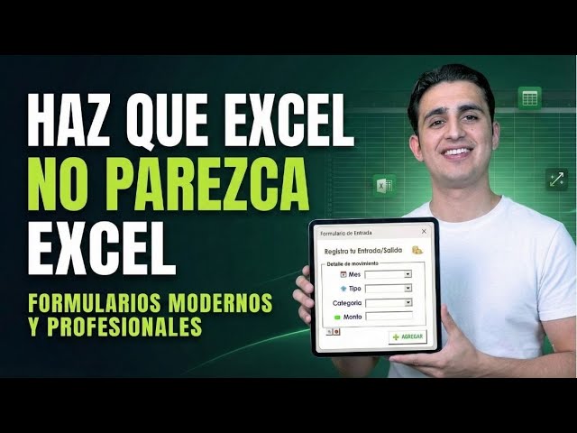 Create MODERN FORMS in Excel (UserForm PRO from SCRATCH)