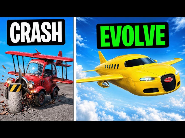 Every Time I Crash, My Flying Car EVOLVES in GTA!