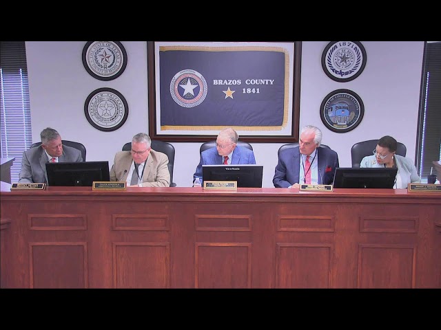 Brazos County Commissioners Court - June 23, 2026