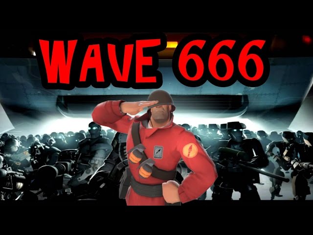 Team Fortress 2 Man Vs Machine Wave 666 With Soldier