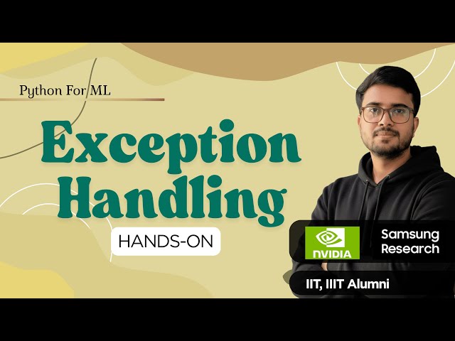 1.11.2  Custom Exceptions | Exception Handling in Python | Hindi