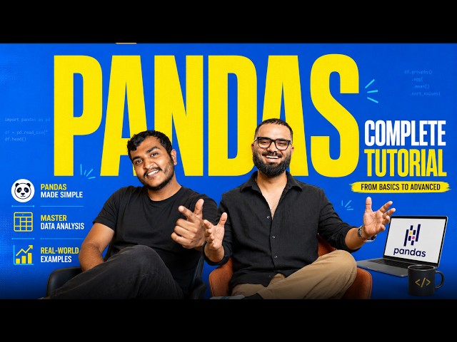 Complete Pandas Tutorial for AI.