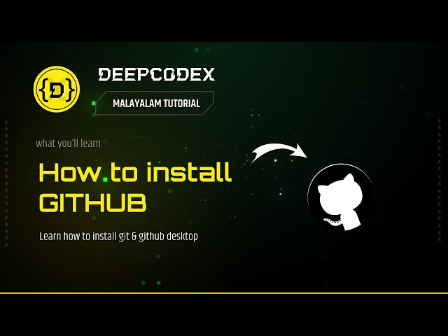 How to install github
