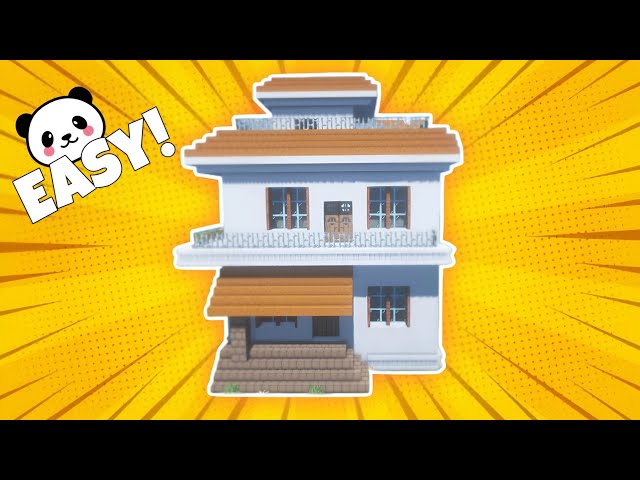 How to Build a Village House 🏡 in Minecraft 🐼 | Village House | Minecraft |
