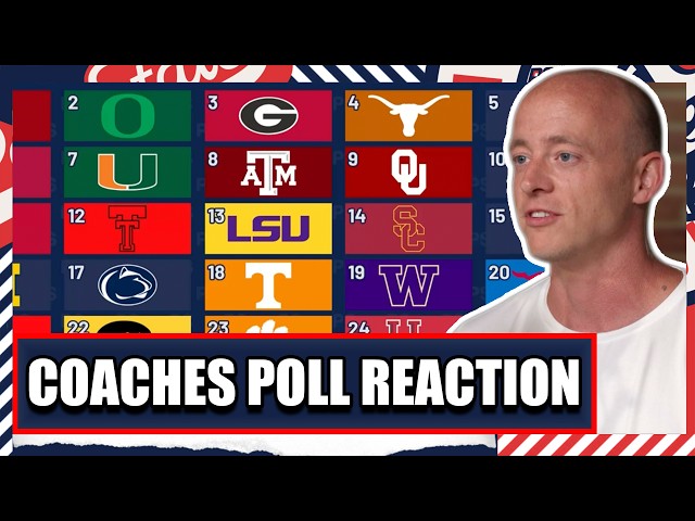 Preseason Top 25 Reaction...MOST Overrated & Underrated Teams - Josh Pate's College Football Show