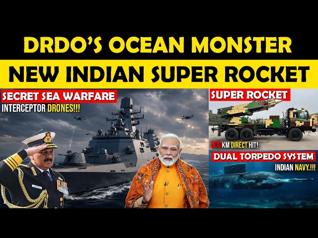 Indian Navy Ka New Naval Warfare Plan EXPOSED,DRDO Ka Dangerous Underwater Tech,SURYASTRA Rocket