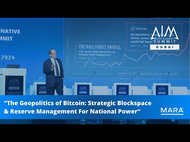 The Geopolitics of Bitcoin: Strategic Blockspace & Reserve Management For National Power