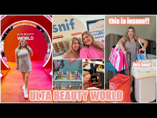 I WENT TO ULTA BEAUTY WORLD IN ORLANDO & WENT HOME WITH SOO MUCH STUFF! 🤯🤯