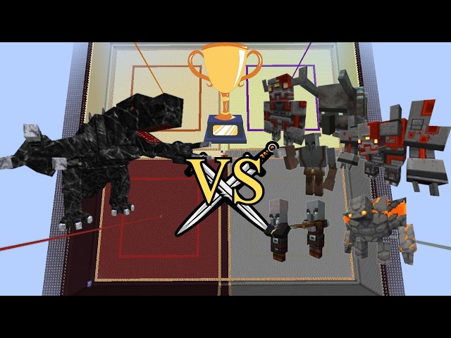 Mobzilla vs Ultra Modded Raid | Minecraft 1.20.1
