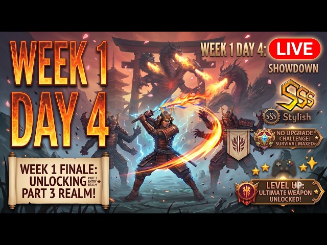 WEEK 2 DAY 4: ENTERING PART 3 TODAY! ⛩️🔥 GLORY AGES SAMURAIS INTENSE GAMEPLAY!