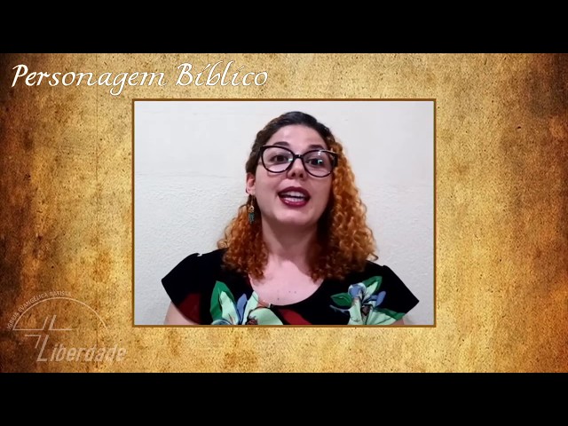 LIVE do dia 08/06 - Personagem Bíblico