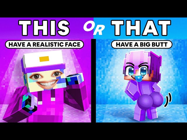 Minecraft but THIS or THAT!