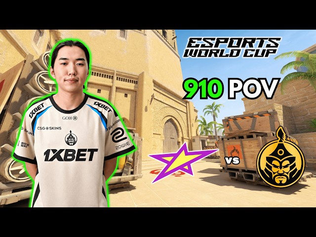 910 POV | TheMongolZ vs magic (20-12) Rating 1.56 CS2 Esports World Cup 2026