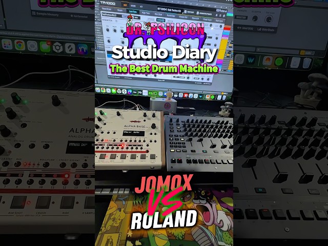 Jomox Alpha Base vs. Roland TR-1000 #dubstep #musicproducer #drummachines #beats  #roland #synth