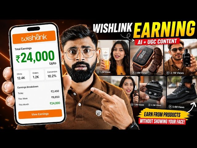 AI Video बनाकर Wishlink से कमाई कैसे करें? UGC Creator Guide 2026 | Wishlink se paisa kaise kamaye
