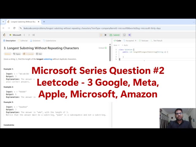 MAANG Favorite 🔥 Longest Substring Without Repeating Characters (LeetCode 3)