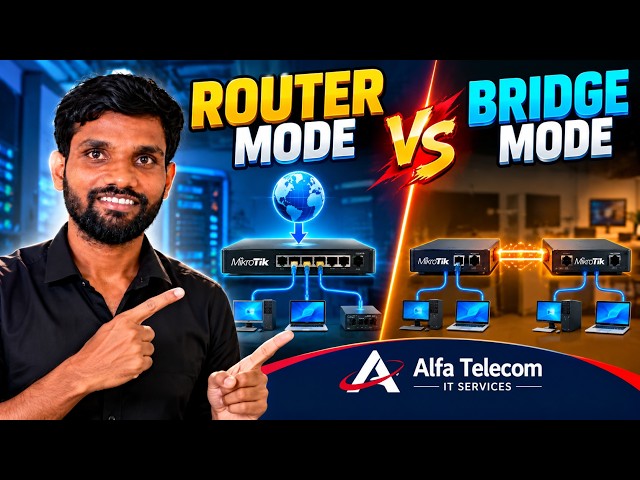 Router Mode vs Bridge Mode � What’s the Difference  Networking Basics  MikroTik